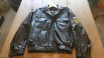 Polizei leder jas vintage bloeson  M, Ophalen of Verzenden, Zo goed als nieuw, Maat 52/54 (L)