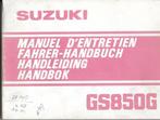 Suzuki GS850 G handleiding manual (3831z), Motoren, Handleidingen en Instructieboekjes, Suzuki