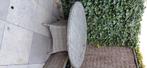 Ronde tuintafel 150 cm heeft aandacht nodig, Tuin en Terras, Ophalen, Gebruikt, Rond, Kunststof