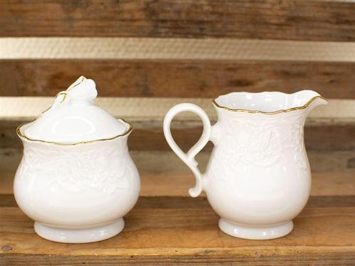 Mitterteich bavaria suiker en melkkannetje 33158, Huis en Inrichting, Keuken | Servies, Gebruikt, Overige typen, Overige stijlen