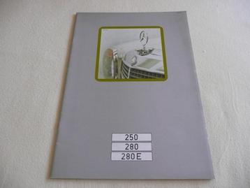 Folder Mercedes-Benz 250, 280, 280 E W114 /8 1972 beschikbaar voor biedingen