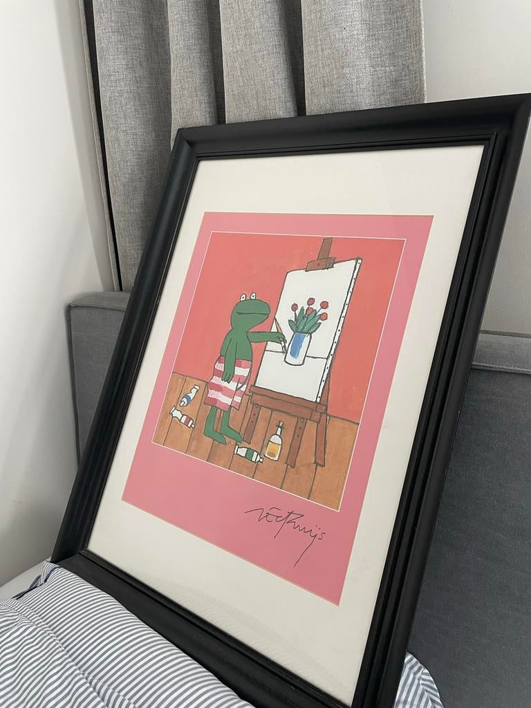 Kikker Max Velthuijs Poster met Lijst, Kinderen en Baby's, Kinderkamer | Inrichting en Decoratie, Ophalen