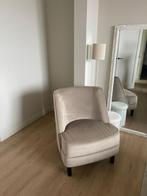 2 mooie beige fautuils van de rofra, Huis en Inrichting, Fauteuils, Ophalen, Zo goed als nieuw, 75 tot 100 cm, Stof