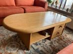 Licht massief eiken Salontafel, Huis en Inrichting, Tafels | Salontafels, Ophalen, Gebruikt, 50 tot 100 cm, 100 tot 150 cm