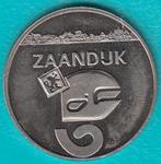 Penning 1 Zaanse Klop 25 Jaar Zaanstad - Zaandijk, Postzegels en Munten, Ophalen of Verzenden, Overige materialen, Nederland