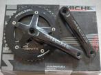 Miche Pista Advanced crankset Primato 165mm blad 48T zwart, Fietsen en Brommers, Ophalen, Zo goed als nieuw, Algemeen, Crankstel of Pedalen