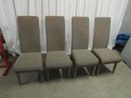 4 Lloyd Loom stoelen, Huis en Inrichting, Stoelen, Ophalen, Gebruikt, Bruin, Lloyd Loom