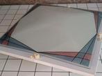 Plafondlamp jaren 80 wit vintage, Ophalen of Verzenden, Gebruikt, Glas, Vintage jaren 80 modern strak