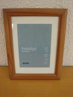 Fotolijst hout 16 x 21 cm , Ophalen of Verzenden, Gebruikt