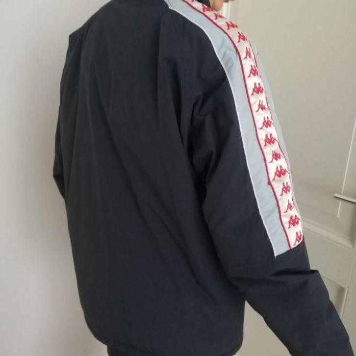 Te koop: Kappa herenjas, Kleding | Heren, Jassen | Winter, Zo goed als nieuw, Maat 52/54 (L), Blauw, Ophalen