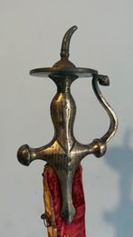 Antiek Tulwar zilver greep 19th century, Ophalen of Verzenden