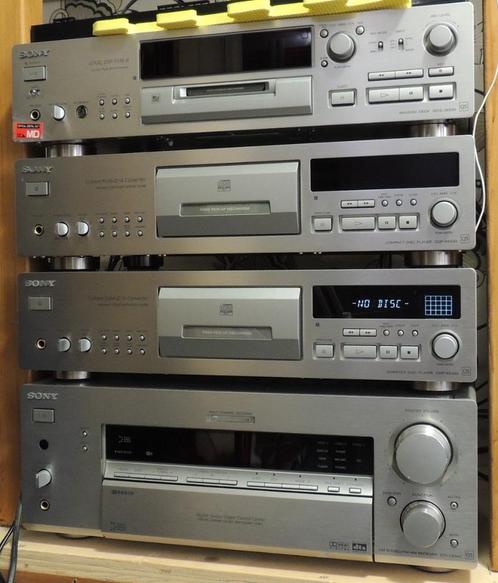 Sony TA-FB930 serie zowel zilver als zwart, Audio, Tv en Foto, Stereo-sets, Zo goed als nieuw, Cassettedeck, Cd-speler, Tuner of Radio