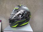 Nieuwe motorhelm matzwart geel pinlock voorbereid, Nieuw met kaartje, Dames, HJC, Integraalhelm