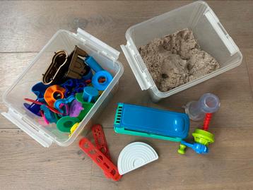 Kinetisch zand & vormpjes (voor play doh klei en zand) beschikbaar voor biedingen