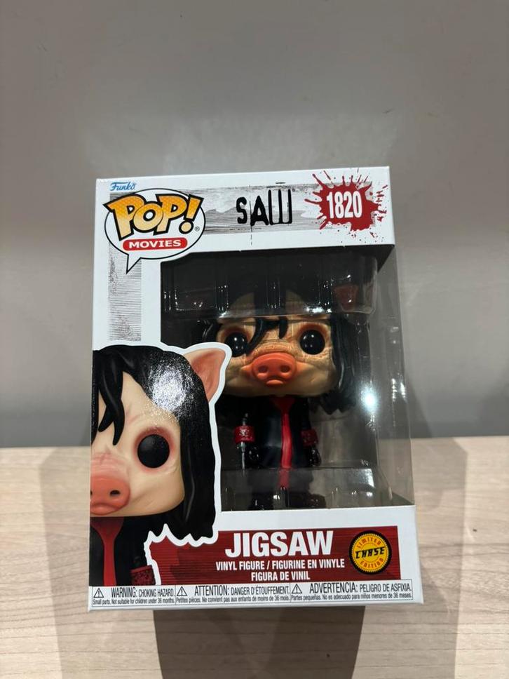 Jigsaw Killer #1820 Funko Pop! - SAW Chase Version, Verzamelen, Poppetjes en Figuurtjes, Zo goed als nieuw, Ophalen of Verzenden