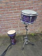 Felle side snare en Djembe Klein - Set, Ophalen of Verzenden, Gebruikt