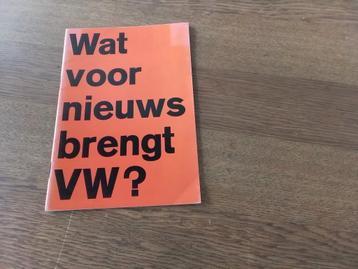 Verzamelfolders Volkswagen jaren '60 beschikbaar voor biedingen