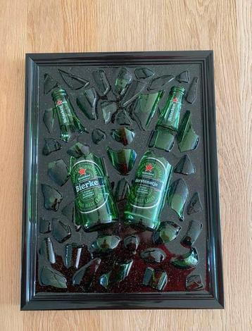 Heineken bier bottle art schilderij beschikbaar voor biedingen