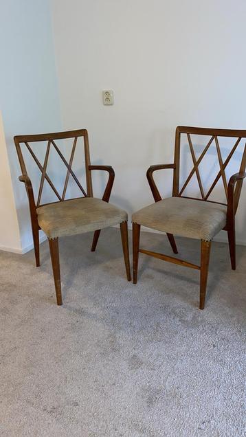 Vintage A.A. Patijn Eetkamerstoelen Jaren 50 beschikbaar voor biedingen