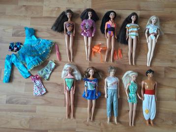 Barbiepoppen jaren '90 beschikbaar voor biedingen