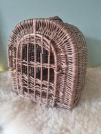 Brocante rieten kattenmand, Dieren en Toebehoren, Kattenmanden, Ophalen of Verzenden, Gebruikt, Riet