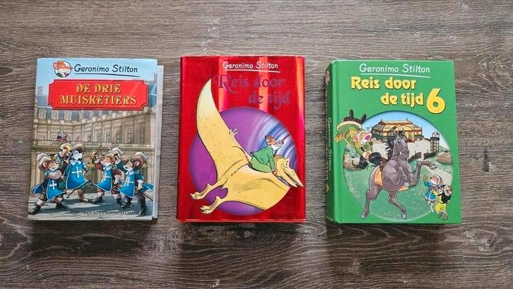 Geronimo Stilton - 3 Boeken, Boeken, Kinderboeken | Jeugd | onder 10 jaar, Gelezen, Fictie algemeen, Ophalen of Verzenden