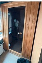 combi sauna .lampen &kachel met philips lampen, Sport en Fitness, Sauna, Ophalen, Zo goed als nieuw, Fins of Traditioneel, Complete sauna
