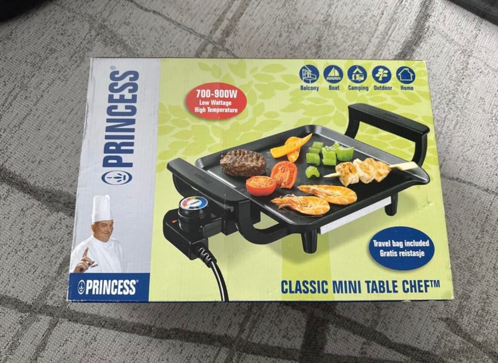 Princess classic mini table chef gourmet, Ophalen of Verzenden, Nieuw, Tafelgrill