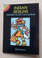 Indian Designs Glass Coloring Book - John Green, Boeken, Verzenden, Nieuw, Overige onderwerpen, John Green