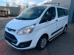 TRANSIT CUSTOM 2.0 D AIRCO PDC 9 PERS EURO 6 DUITSKENTEKEN!, 1995 cc, Overige carrosserieën, Wit, Bedrijf