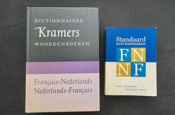 2 woordenboeken Frans (N-Fr en Fr-N)
 beschikbaar voor biedingen