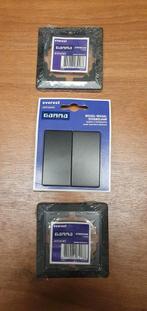 Gamma Everest wissel wissel schakelaar + afdekraampjes, Doe-het-zelf en Verbouw, Elektra en Kabels, Ophalen of Verzenden, Nieuw