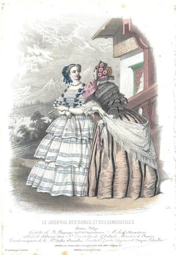 antieke mode gravures beschikbaar voor biedingen