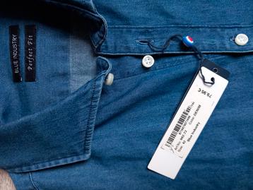 BLUE INDUSTRY OVERHEMD MAAT 42.. NIEUW  beschikbaar voor biedingen
