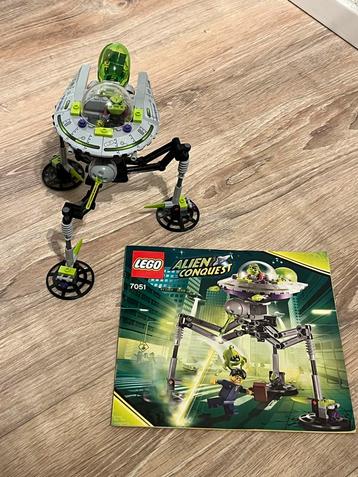 Lego Alien Conquest 7051 - Attack Alien Mothership beschikbaar voor biedingen