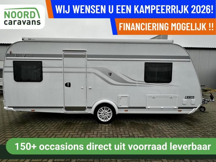 Tabbert DA VINCI 540E, ENKELE BEDDEN, CASS.LUIFEL, FIETSENDR, Caravans en Kamperen, Caravans, Bedrijf, tot en met 4, 1250 - 1500 kg
