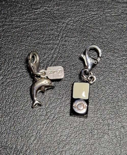 2x ZINZI zilveren (925) bedels / charms; mogen ook per stuk, Sieraden, Tassen en Uiterlijk, Bedels, Zo goed als nieuw, Overige merken