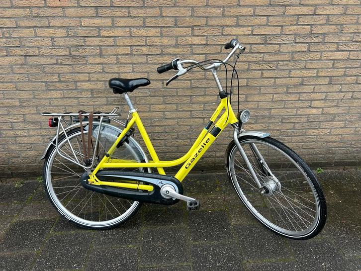 Gazelle Ambiance Damesfiets, Fietsen en Brommers, Fietsen | Dames | Damesfietsen, Gebruikt, Gazelle, (Extra) lage instap, 53 tot 56 cm