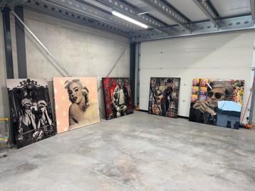 Kunst van Devon - Grote Formaten 150x150 cm beschikbaar voor biedingen