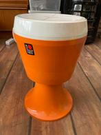 Vintage retro oranje jaren 70 naaikruk Flair, Verzamelen, Retro, Ophalen, Huis en Inrichting
