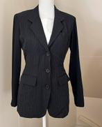 Blazer Jasje Irie Wash 40 L zwart streep /ecru grijs trench, Ophalen of Verzenden, Zo goed als nieuw, Maat 38/40 (M), Zwart