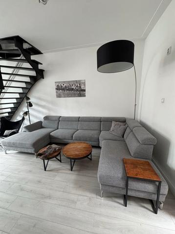 Grijze modulaire bank, 3 delen - Gebruikt beschikbaar voor biedingen