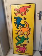 Keith Haring Poster - Zwarte Frame, Antiek en Kunst, Ophalen