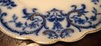 Flow Blue serviesbord antiek, Ophalen of Verzenden