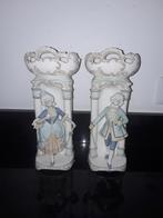 2 Antieke barok vazen met barok dame&heer, Antiek en Kunst, Verzenden
