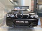 1:18 BMW (E46) M3 CSL zwart 2003 Solido / JJTOP, Nieuw, Solido, Ophalen of Verzenden, Auto