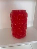 Rode hartjes vaas, Ophalen, Zo goed als nieuw, Glas, Minder dan 50 cm