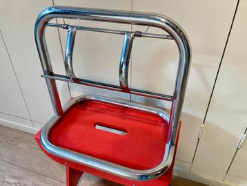 Vintage papierrolhouder inpakpapier chroom beschikbaar voor biedingen