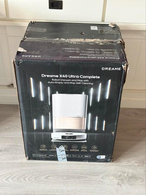 Dreame X40 Ultra Complete Wit, Witgoed en Apparatuur, Stofzuigers, Zo goed als nieuw, Robotstofzuiger, Minder dan 1200 watt, Ophalen of Verzenden