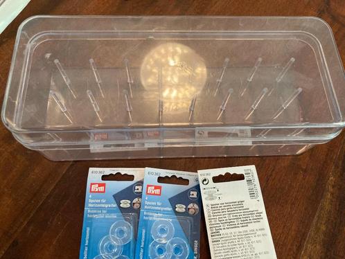 Gütermann Opbergbox en 12 Prym spoelen, Hobby en Vrije tijd, Naaimachines en Toebehoren, Nieuw, Toebehoren, Overige merken, Ophalen of Verzenden